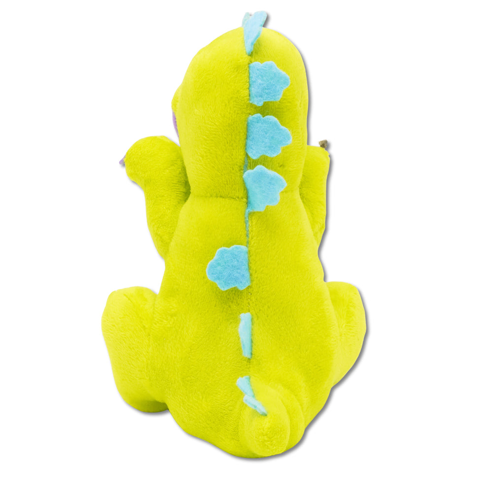 Dog Toy Squeaker Plush - Rugrats Reptar Full Body Pose Dog Toy Squeaky Plush Nickelodeon
