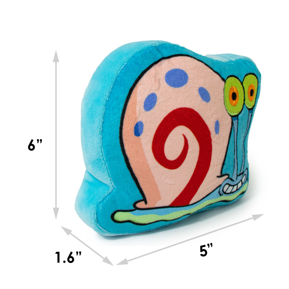 Dog Toy Squeaker Plush - SpongeBob SquarePants Gary the Snail Smiling Dog Toy Squeaky Plush Nickelodeon