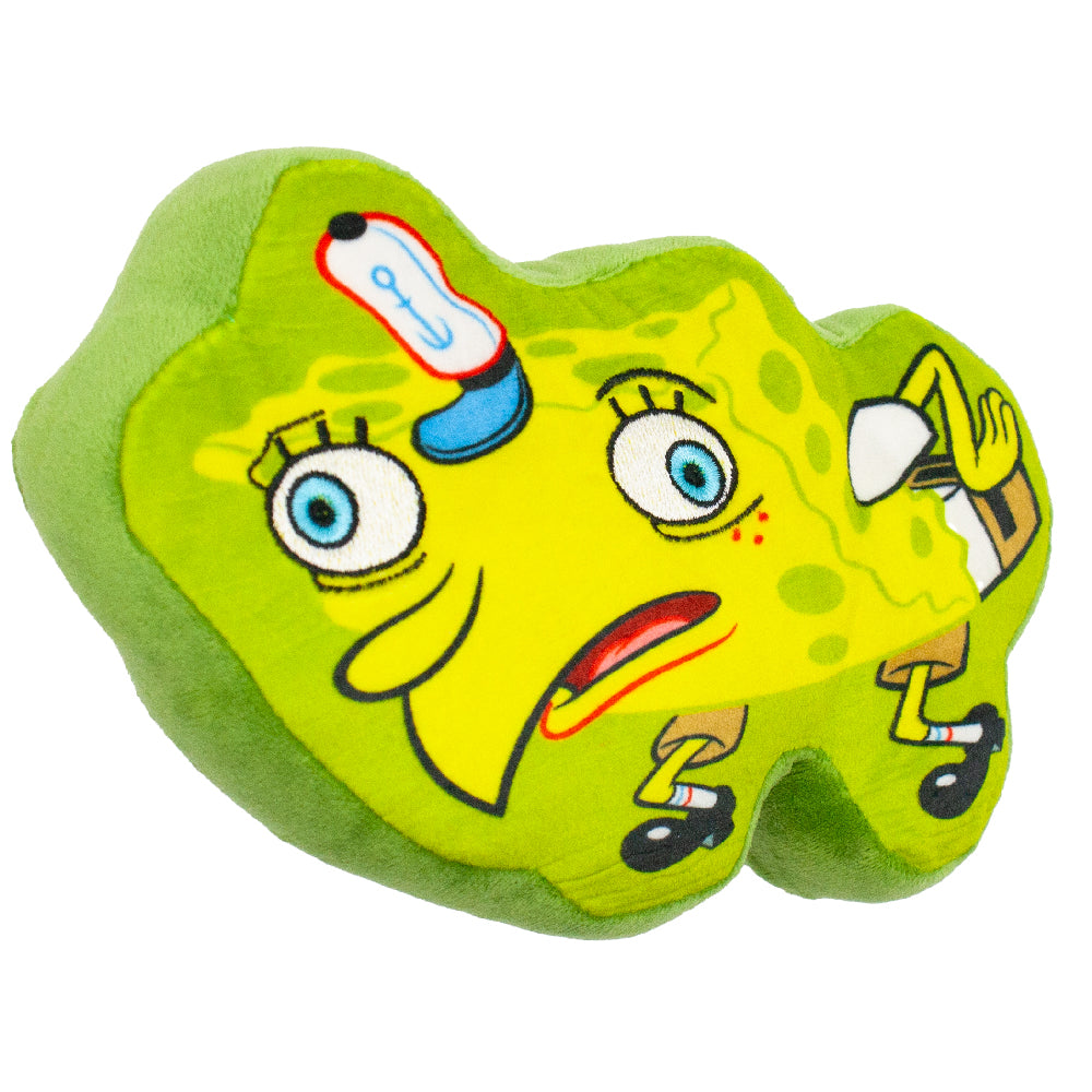 Dog Toy Squeaker Plush - Mocking SpongeBob SquarePants Pose Dog Toy Squeaky Plush Nickelodeon