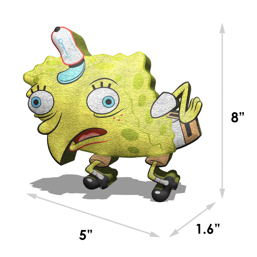 Dog Toy Squeaker Plush - Mocking SpongeBob SquarePants Pose Dog Toy Squeaky Plush Nickelodeon