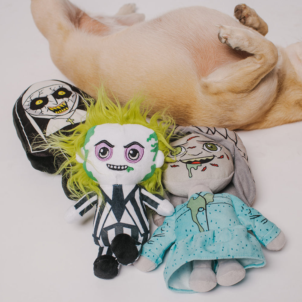 Dog Toy Squeaker Plush - The Exorcist Regan 3-D Standing Pose Dog Toy Squeaky Plush The Exorcist