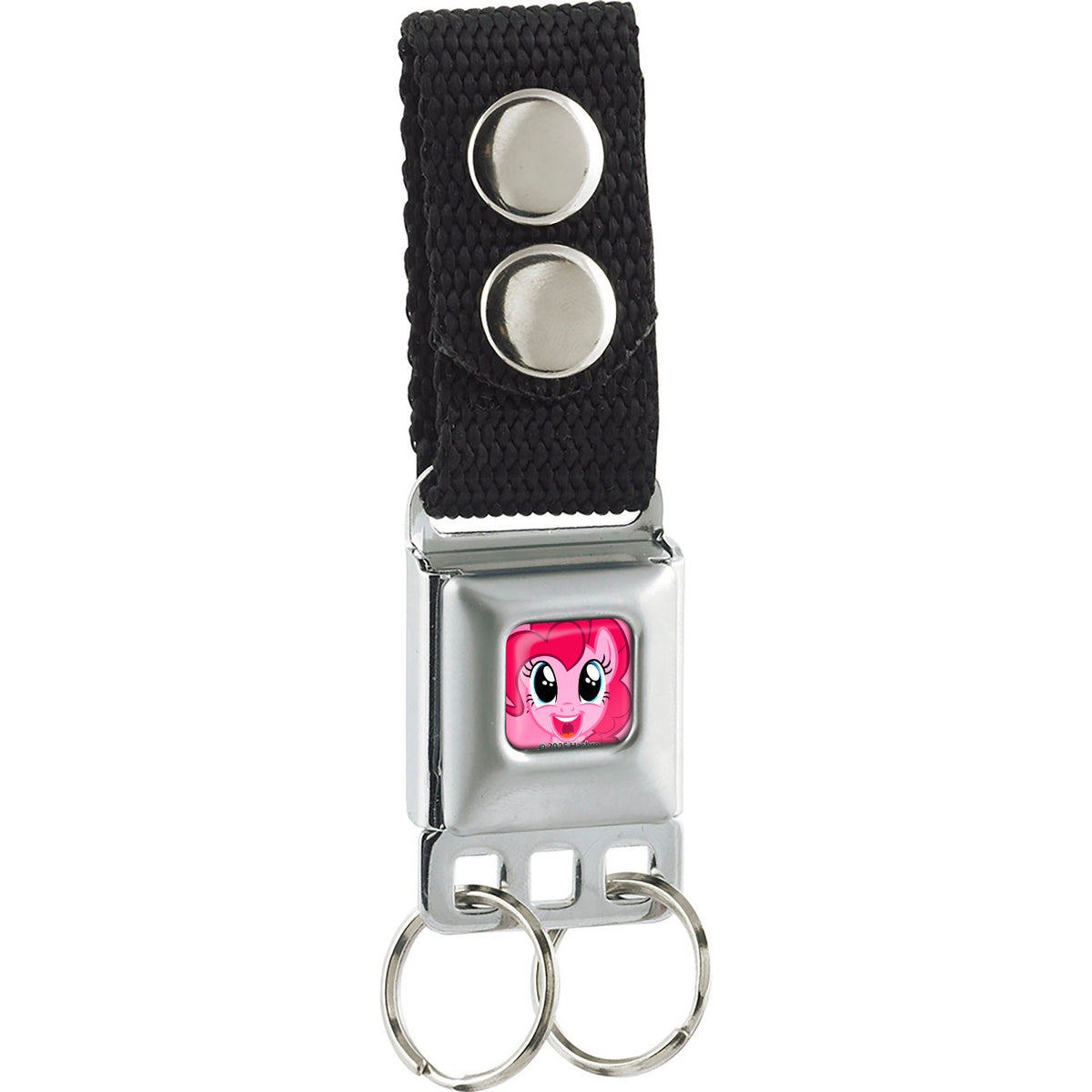 Keychain - My Little Pony Pinkie Pie Face Close-Up Full Color Pink Keychains Hasbro