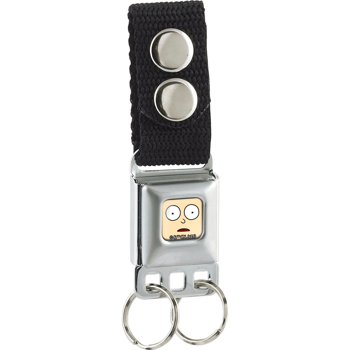 Keychain - Morty Face Close-Up Full Color Keychains Rick and Morty