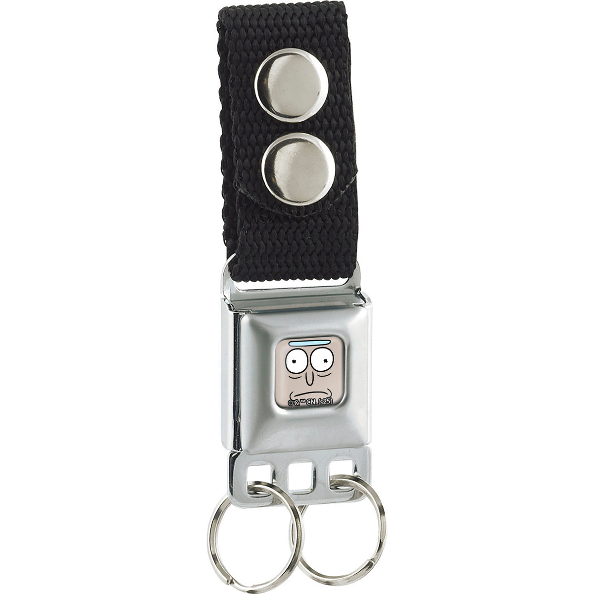 Keychain - Rick Sanchez Face Close-Up Full Color Keychains Rick and Morty