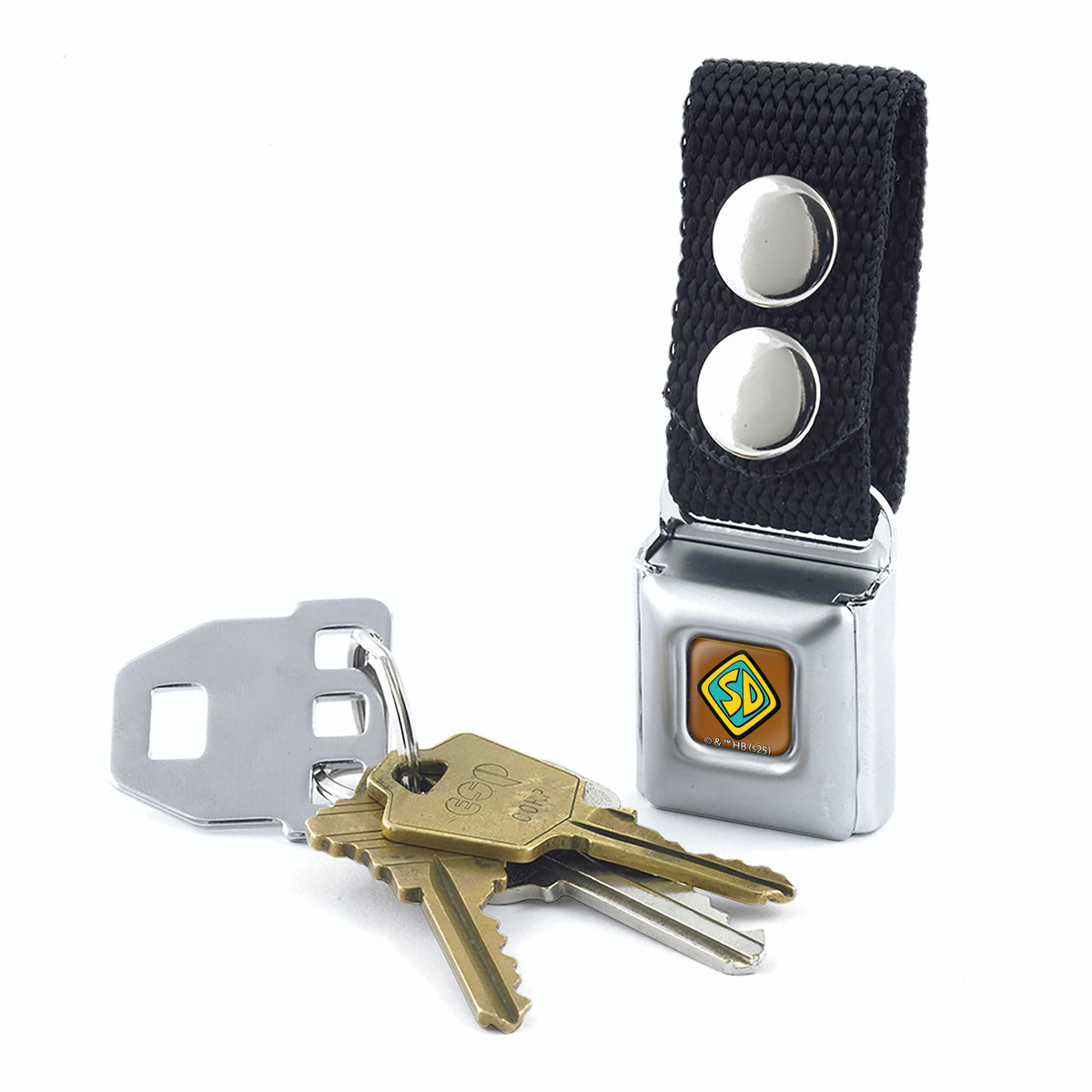 Keychain - Scooby Doo SD Dog Tag Emblem Full Color Brown Keychains Scooby Doo