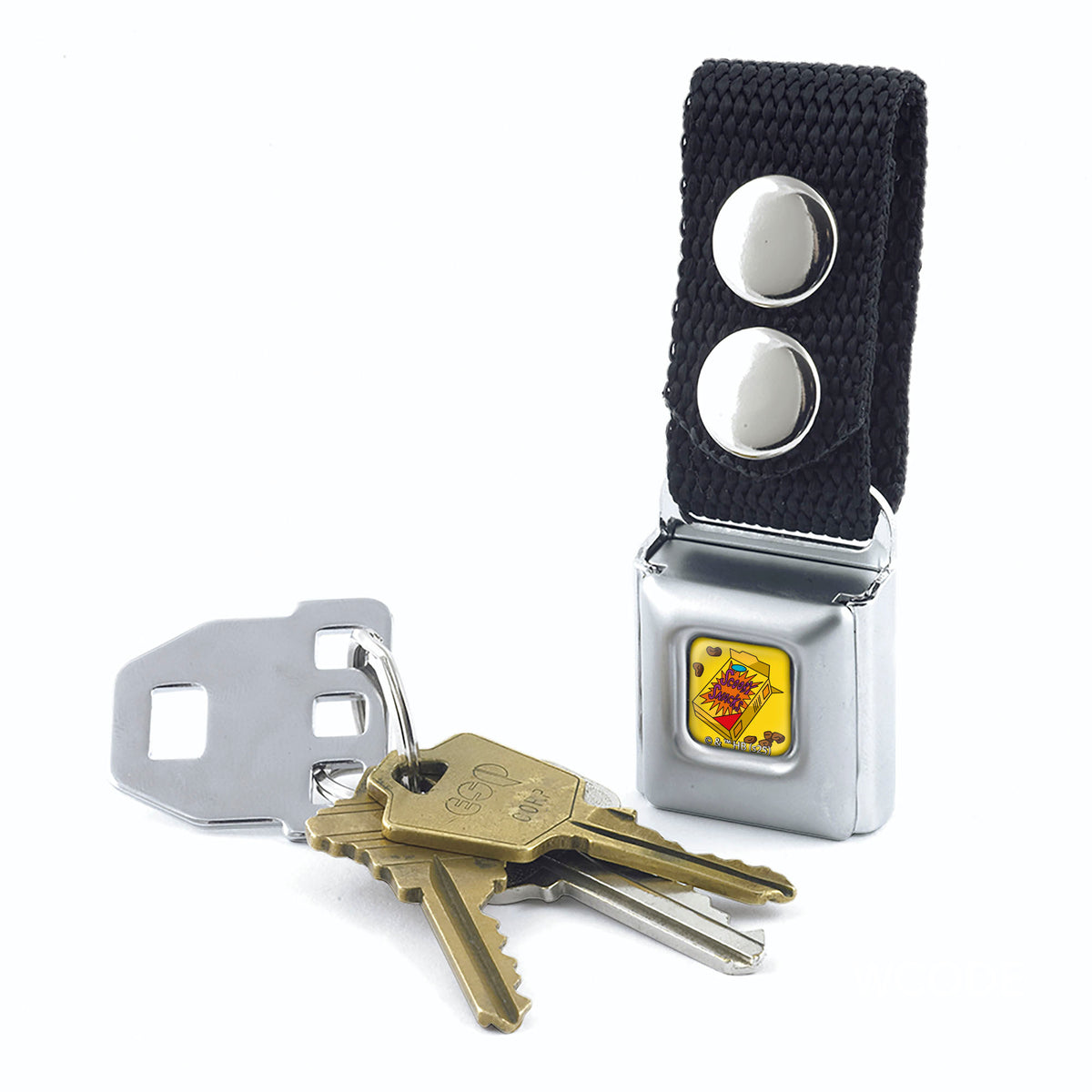 Keychain - Scooby Doo Scooby Snacks Box Full Color Yellow Keychains Scooby Doo