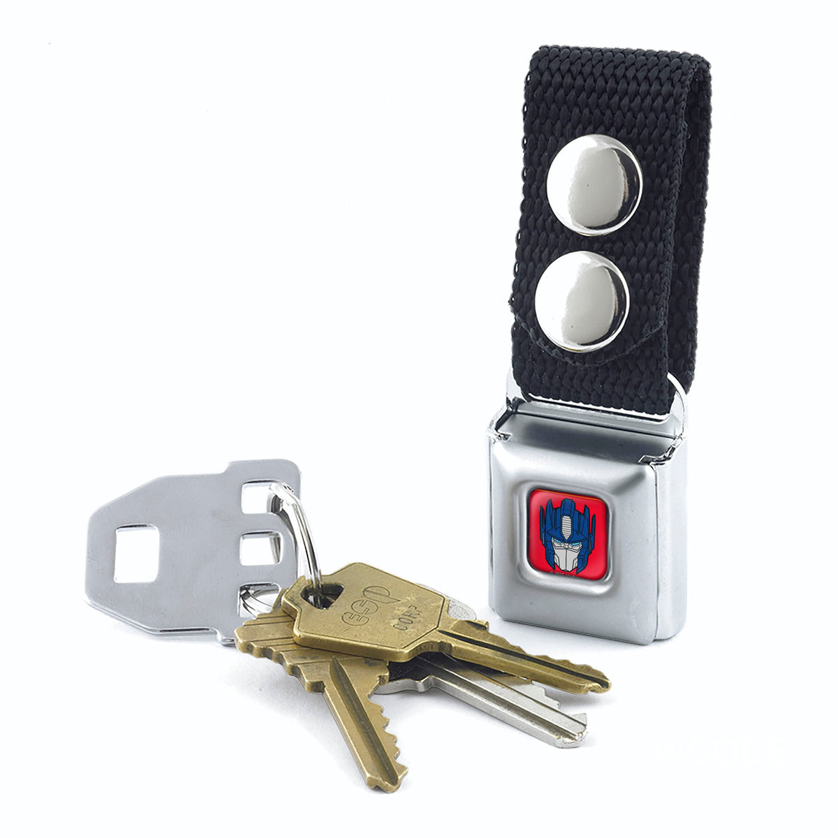 Keychain - Transformers Optimus Prime Face Full Color Red Keychains Transformers