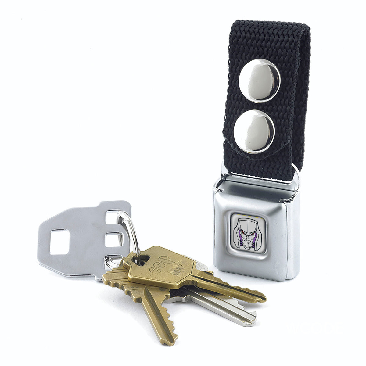 Keychain - Transformers Megatron Face Full Color Gray Keychains Transformers