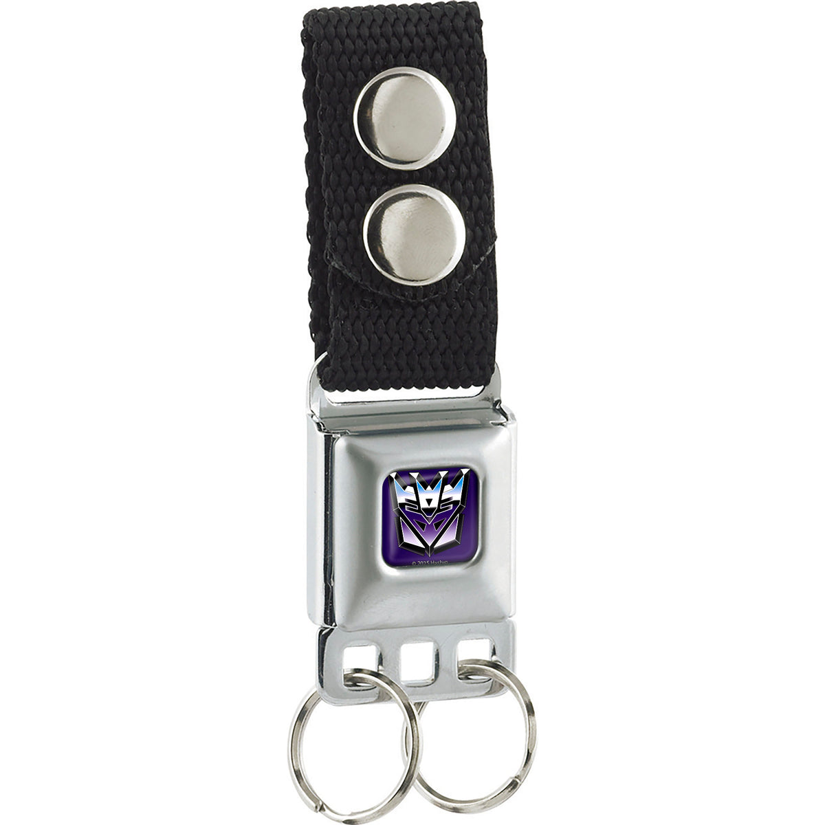 Keychain - Transformers Decepticons Logo Full Color Purple Keychains Transformers