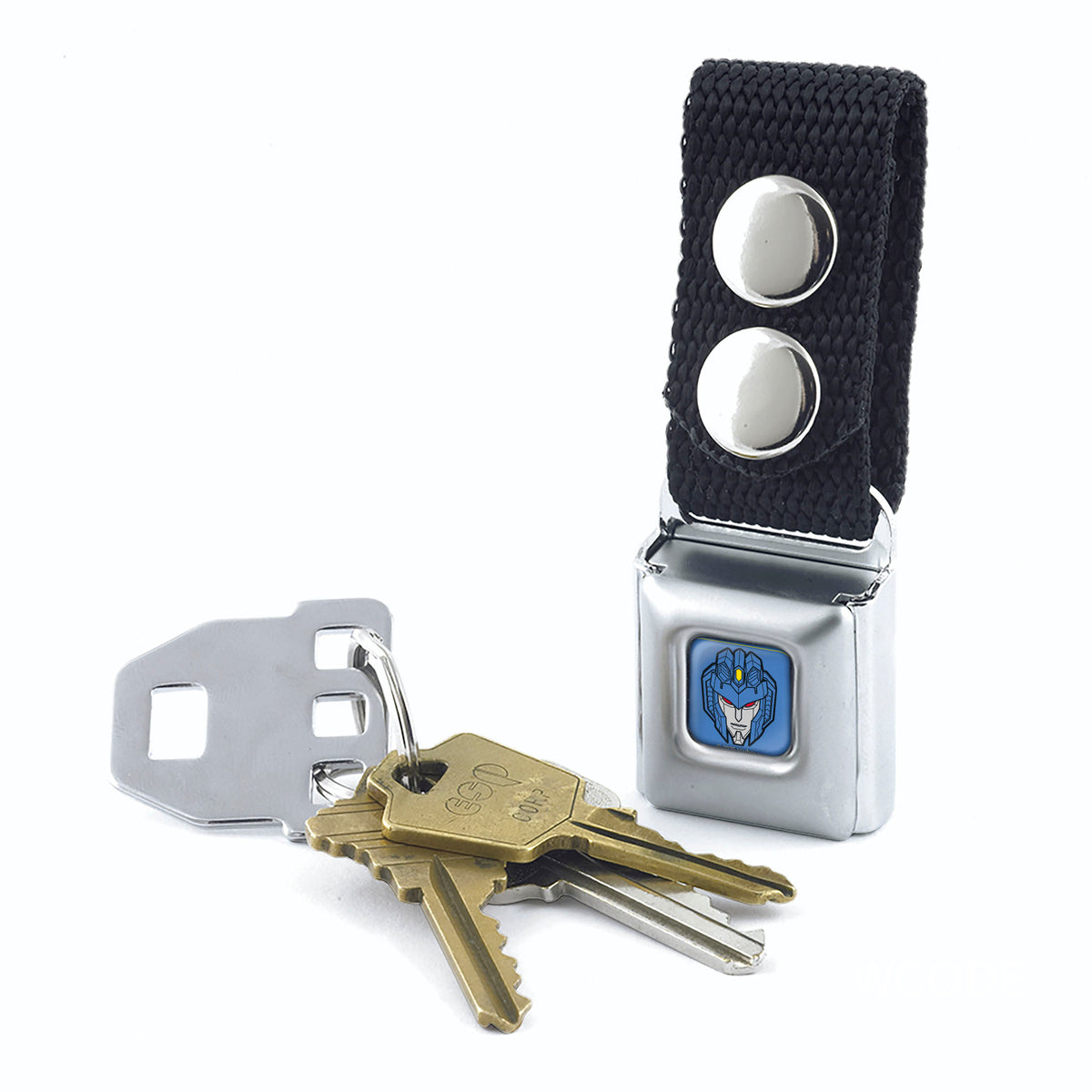 Keychain - Transformers Starscream Face Full Color Blue Keychains Transformers