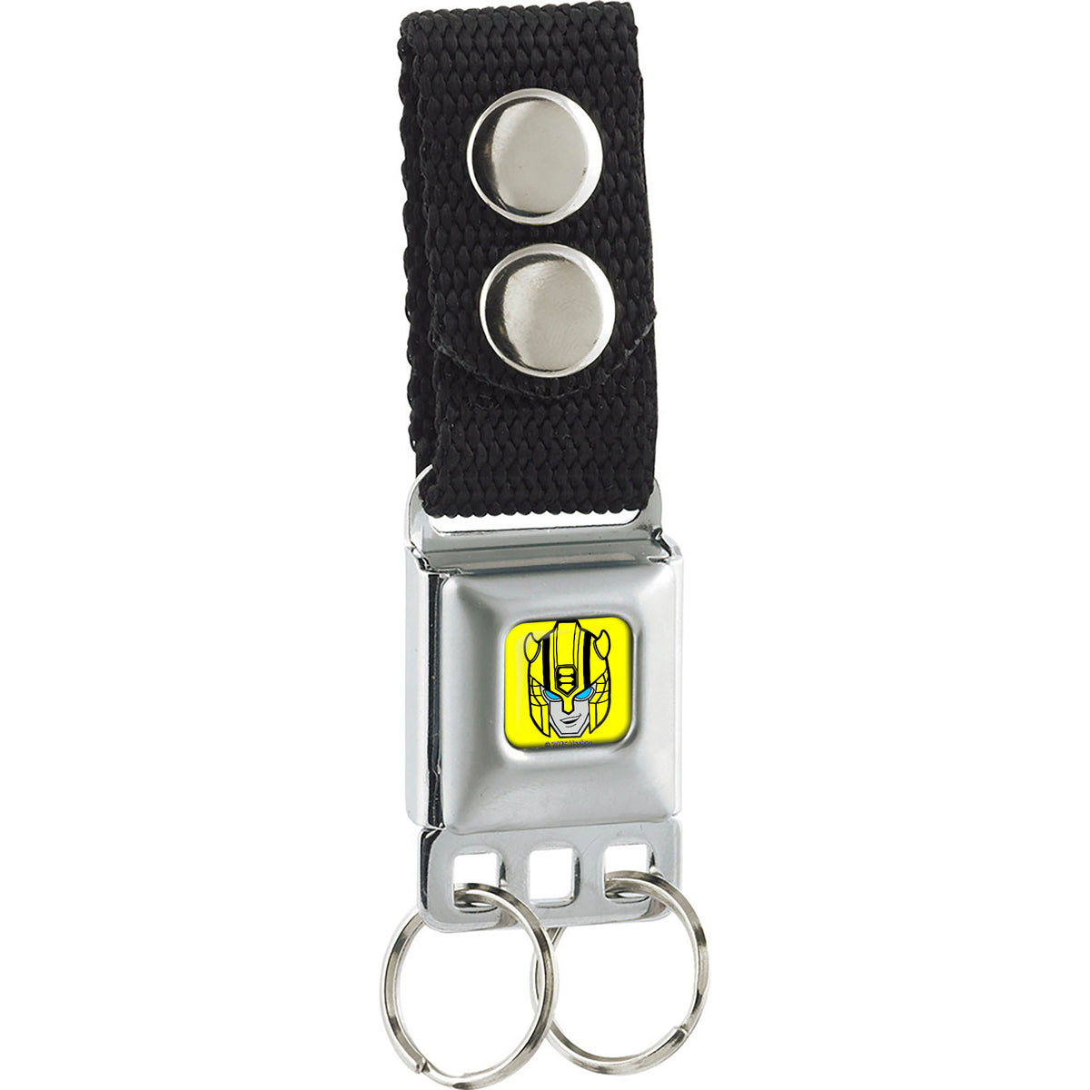 Keychain - Transformers Bumble Bee Face Full Color Yellow Keychains Transformers