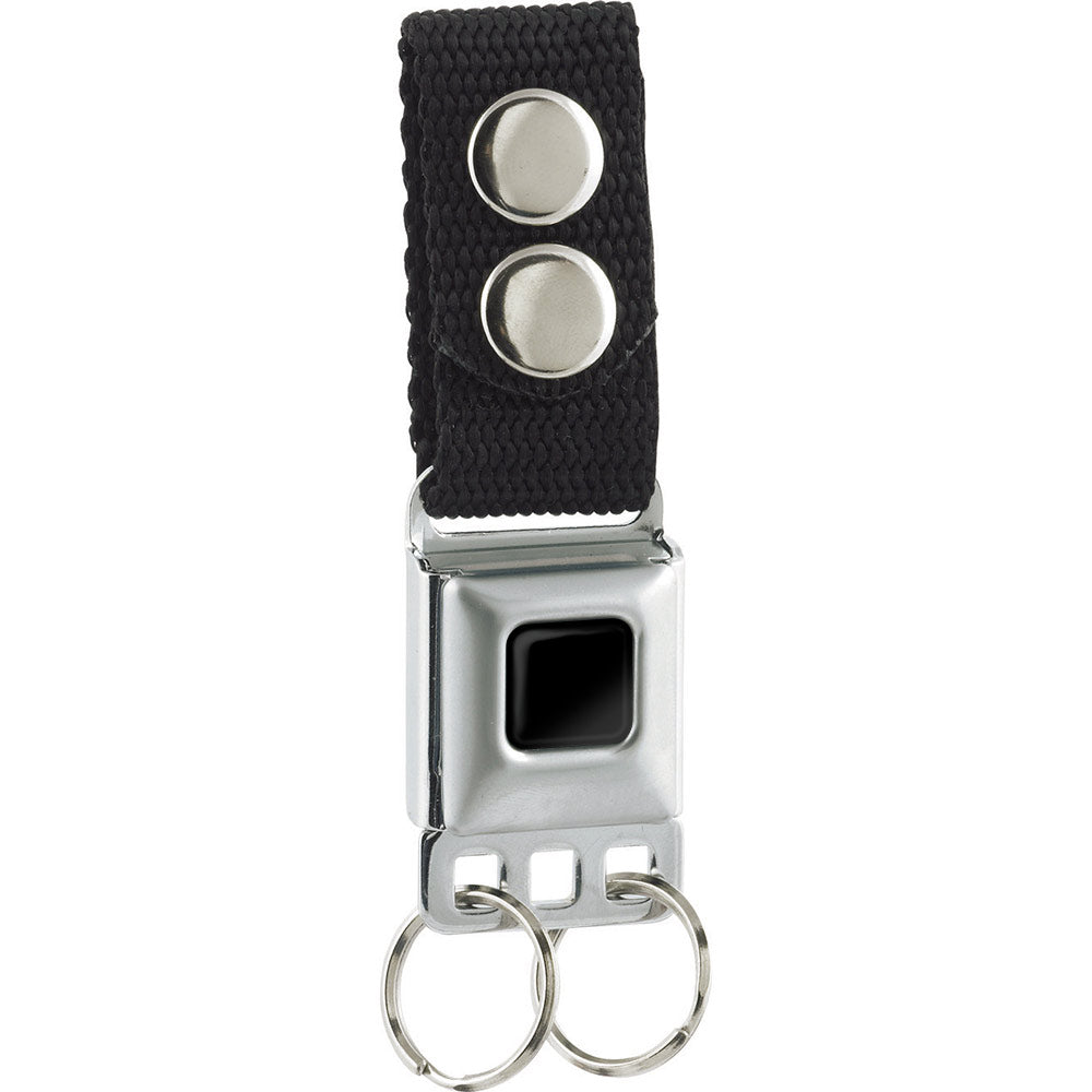 Keychain - Plain Black Full Color - Black Webbing Keychains Buckle-Down   
