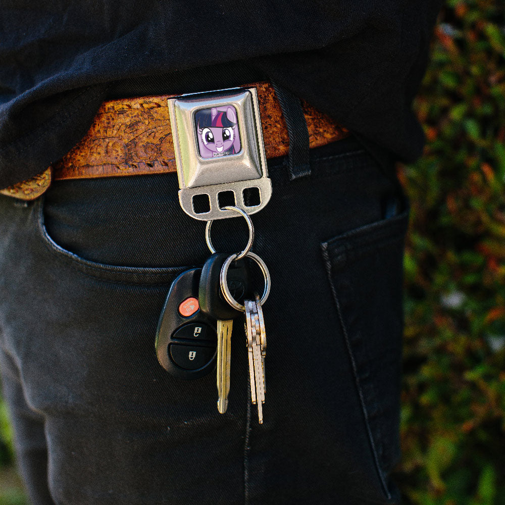 Keyholder - My Little Pony Twilight Sparkle Face Close-Up Full Color Purple Key Holders Hasbro