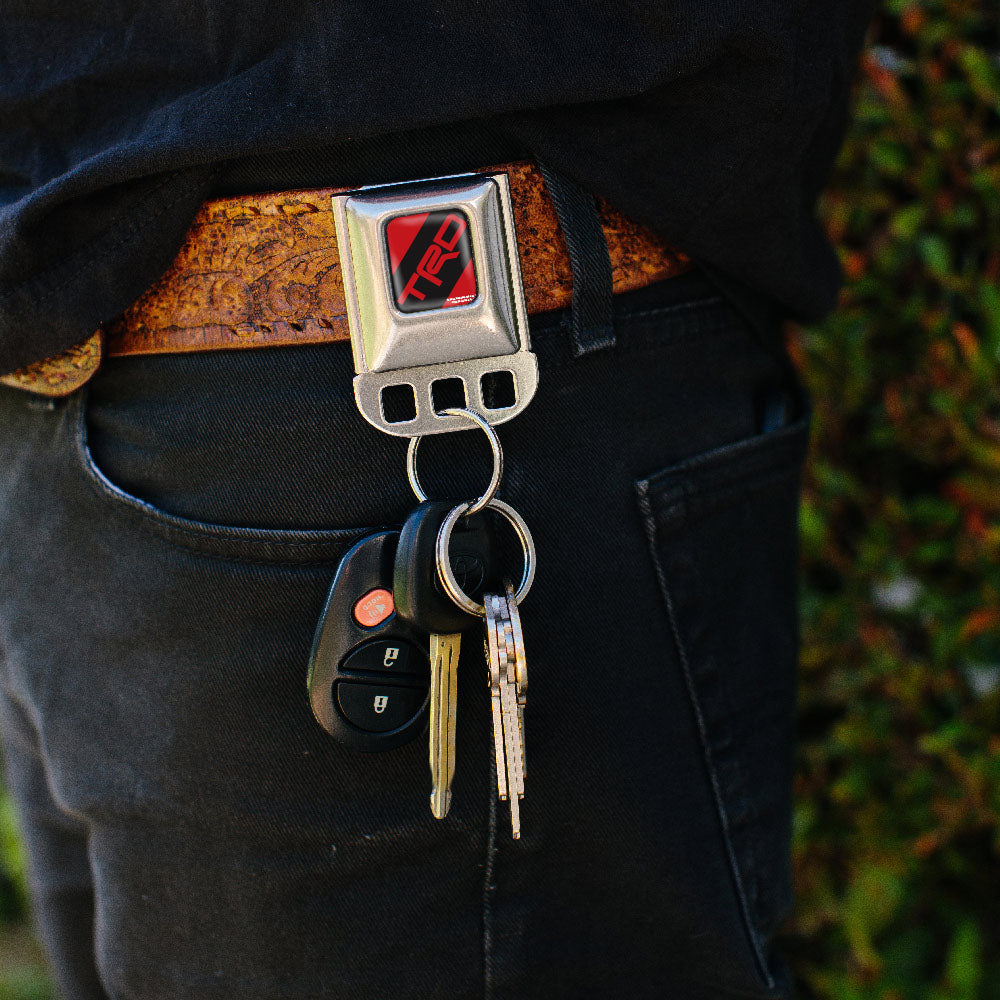 Keyholder - Toyota Racing Development TRD Stripe Logo Full Color Red/Black Key Holders Toyota