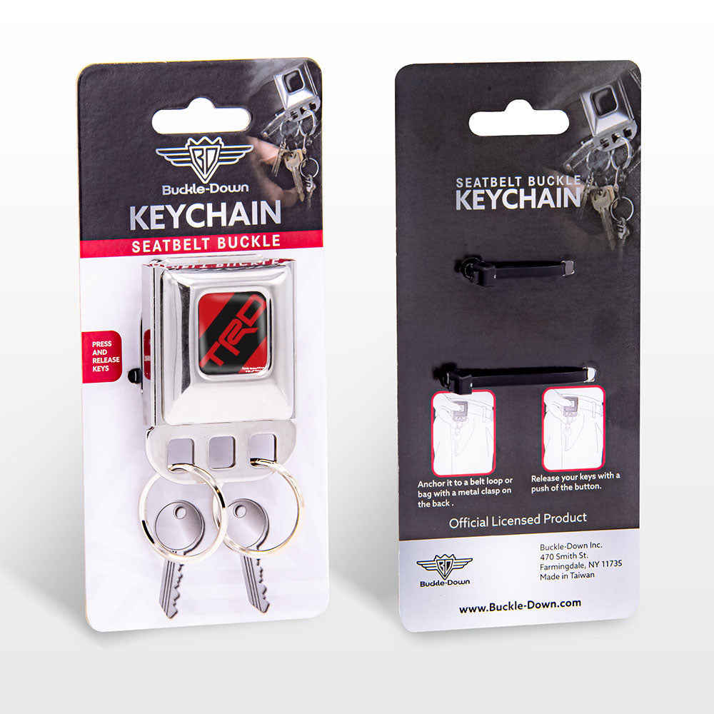 Keyholder - Toyota Racing Development TRD Stripe Logo Full Color Red/Black Key Holders Toyota