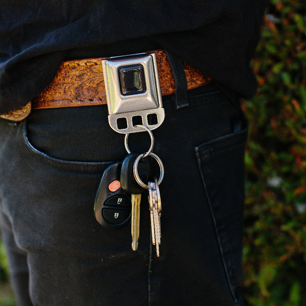 Keyholder - Plain Black Full Color Key Holders Buckle-Down