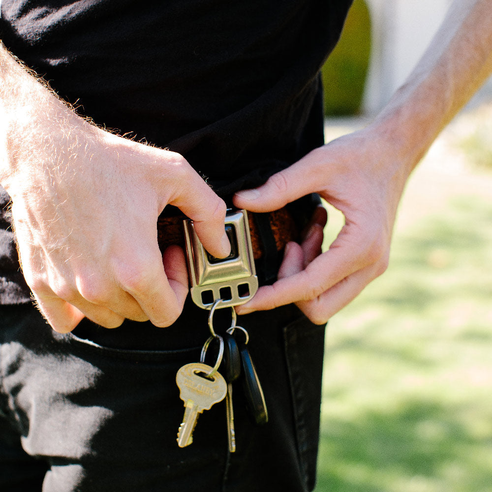 Keyholder - Plain Black Full Color Key Holders Buckle-Down