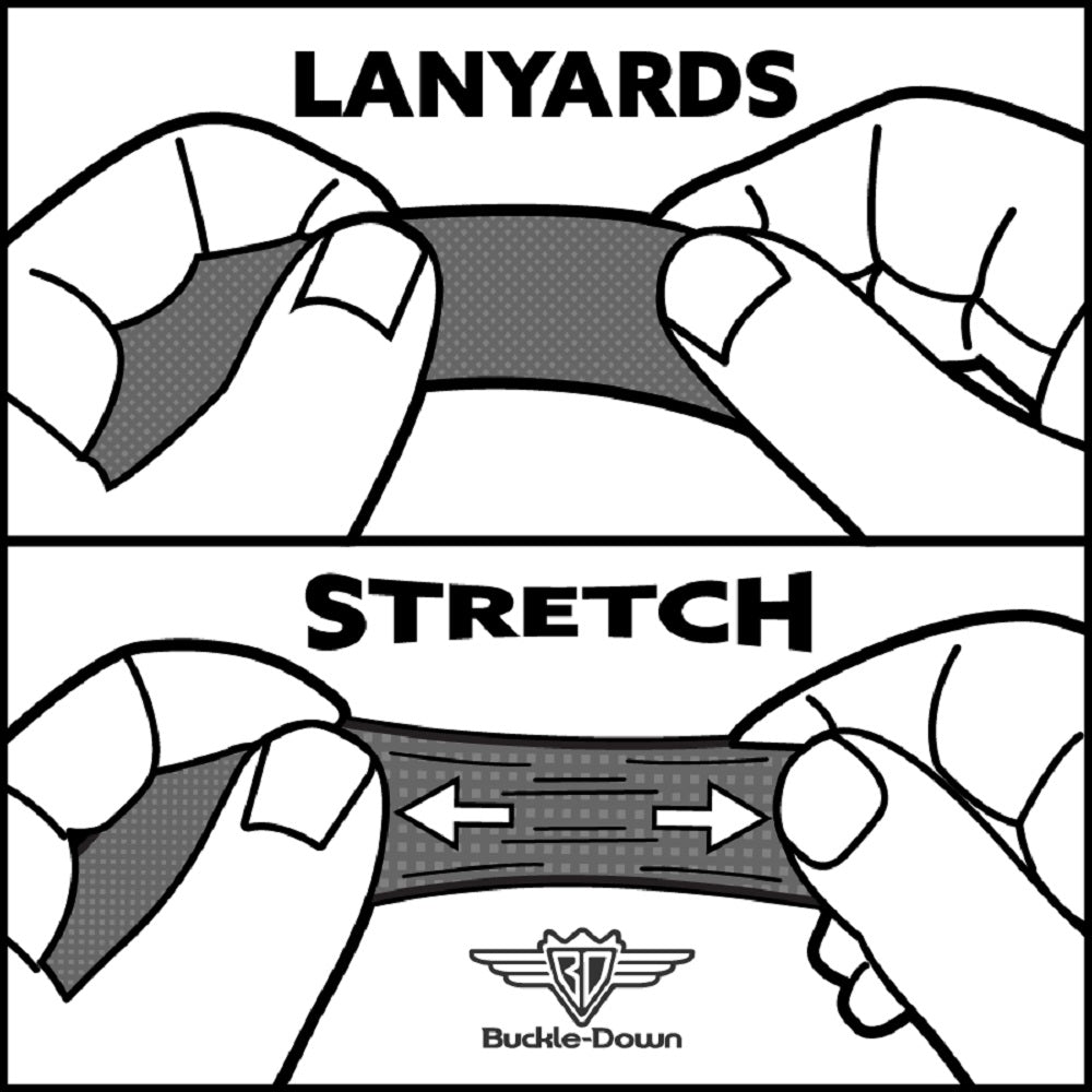 Lanyard - 1.0" - Sylvester the Cat Poses Stacked Black Lanyards Looney Tunes