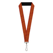 Lanyard - 1.0" - Holiday Trim Swirls Red Gold Lanyards Buckle-Down
