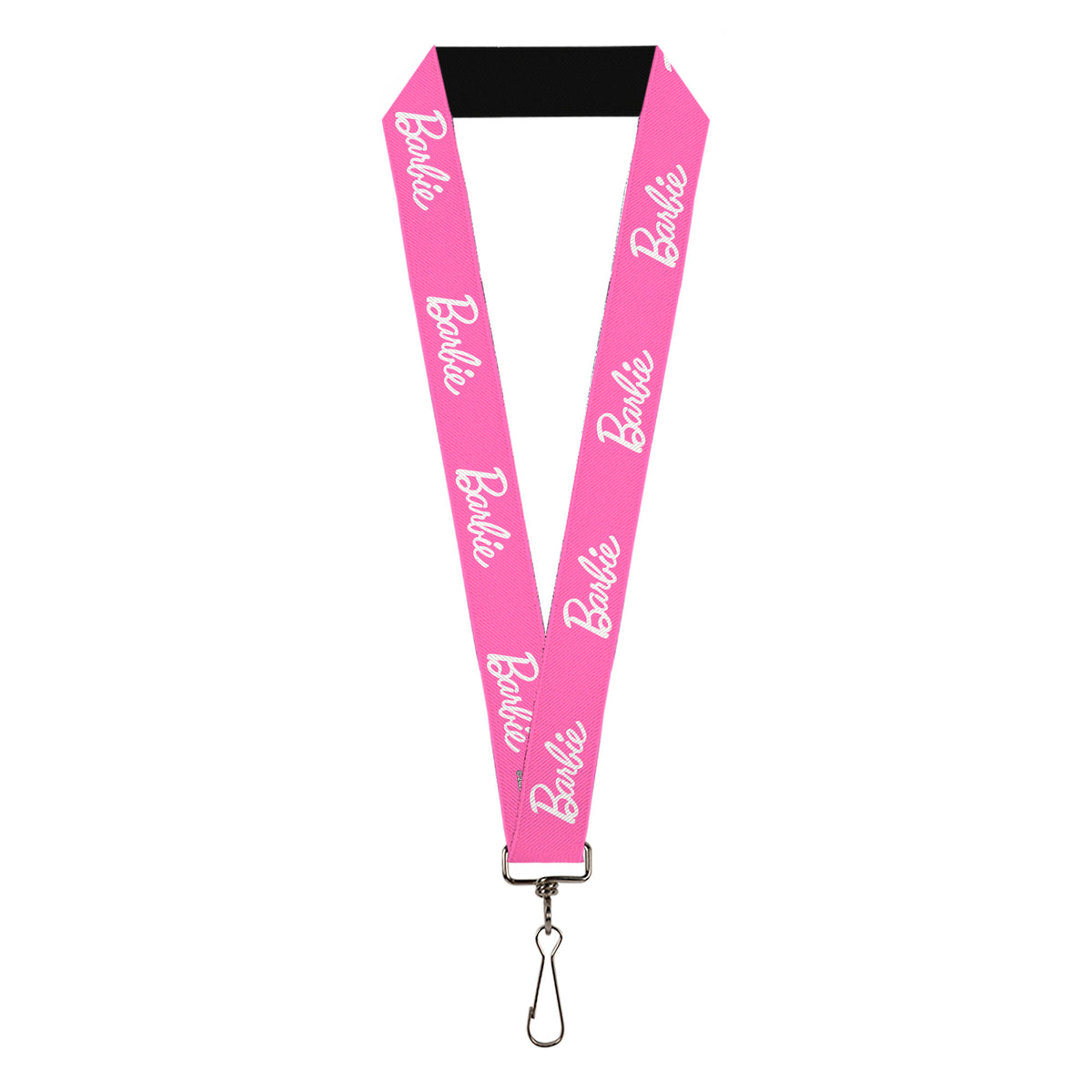 Lanyard - 1.0" - BARBIE Script Signature Logo Pink/White Lanyards Barbie
