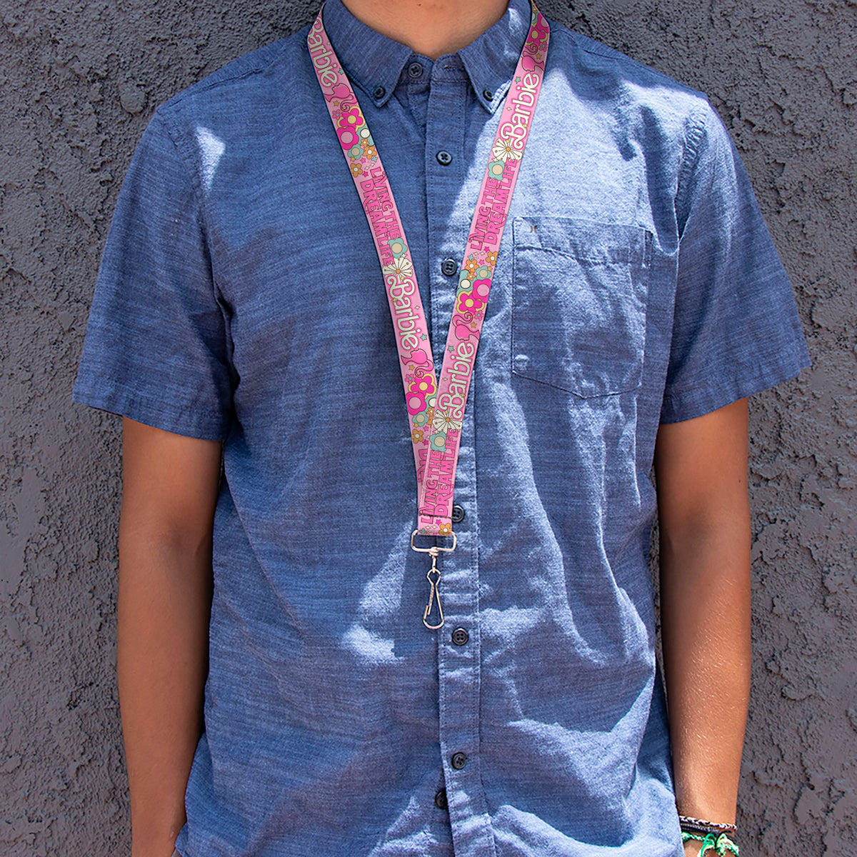 Lanyard - 1.0" - BARBIE LIVING THE DREAM LIFE Icons Collage Pinks Lanyards Barbie