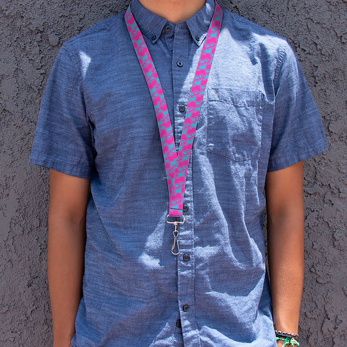 Lanyard - 1.0" - Barbie B Icon Blue/Pink Lanyards Barbie