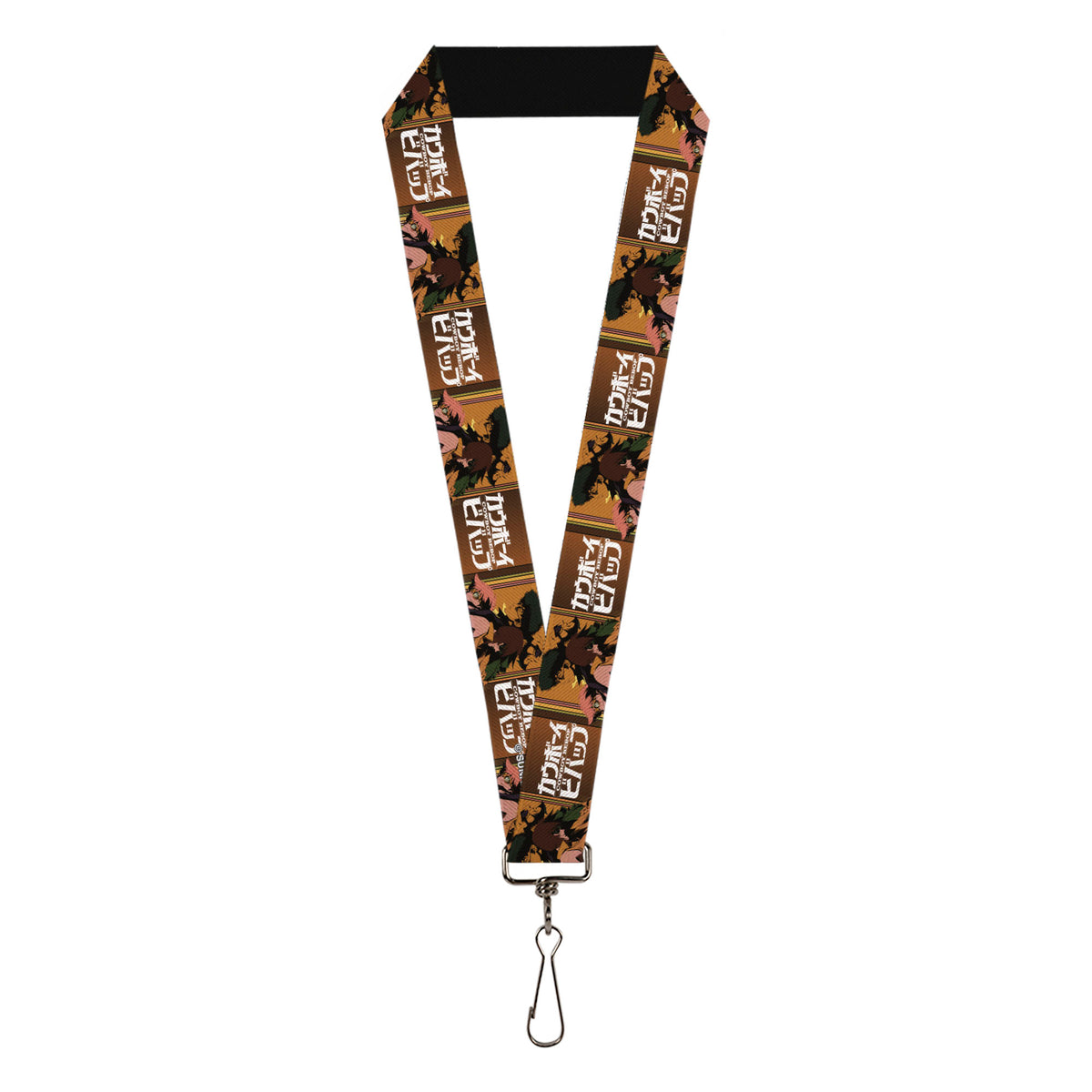 Lanyard - 1.0" - COWBOY BEBOP Crew Group Pose and Title Logo Blocks Lanyards Cowboy Bebop