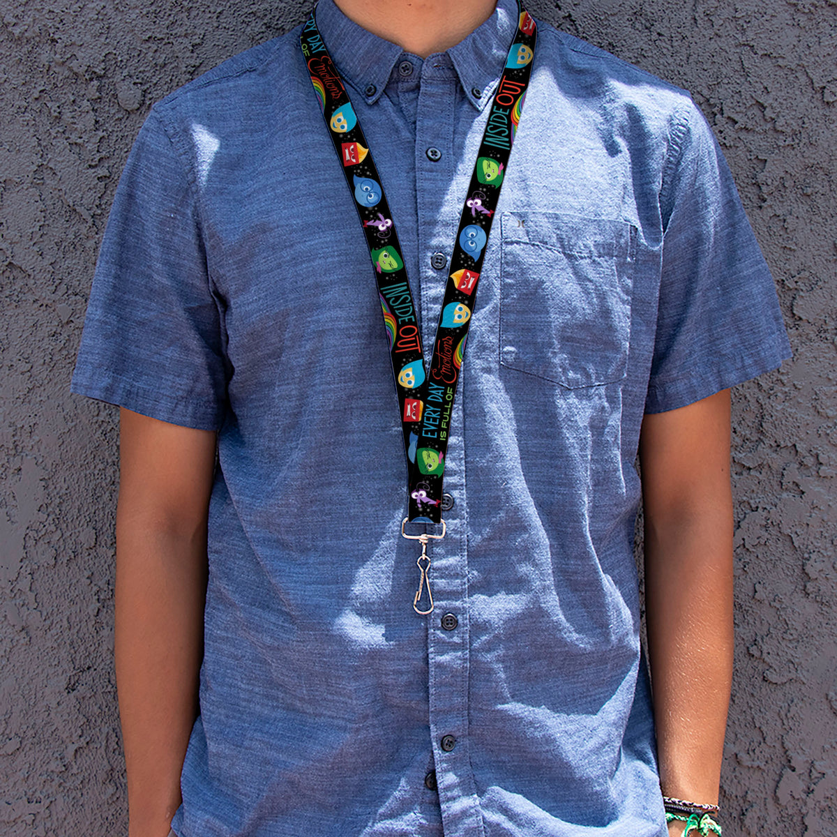 Lanyard - 1.0" - INSIDE OUT/Emotion Expressions/EVERY DAY IS FULL OF EMOTIONS Lanyards Disney