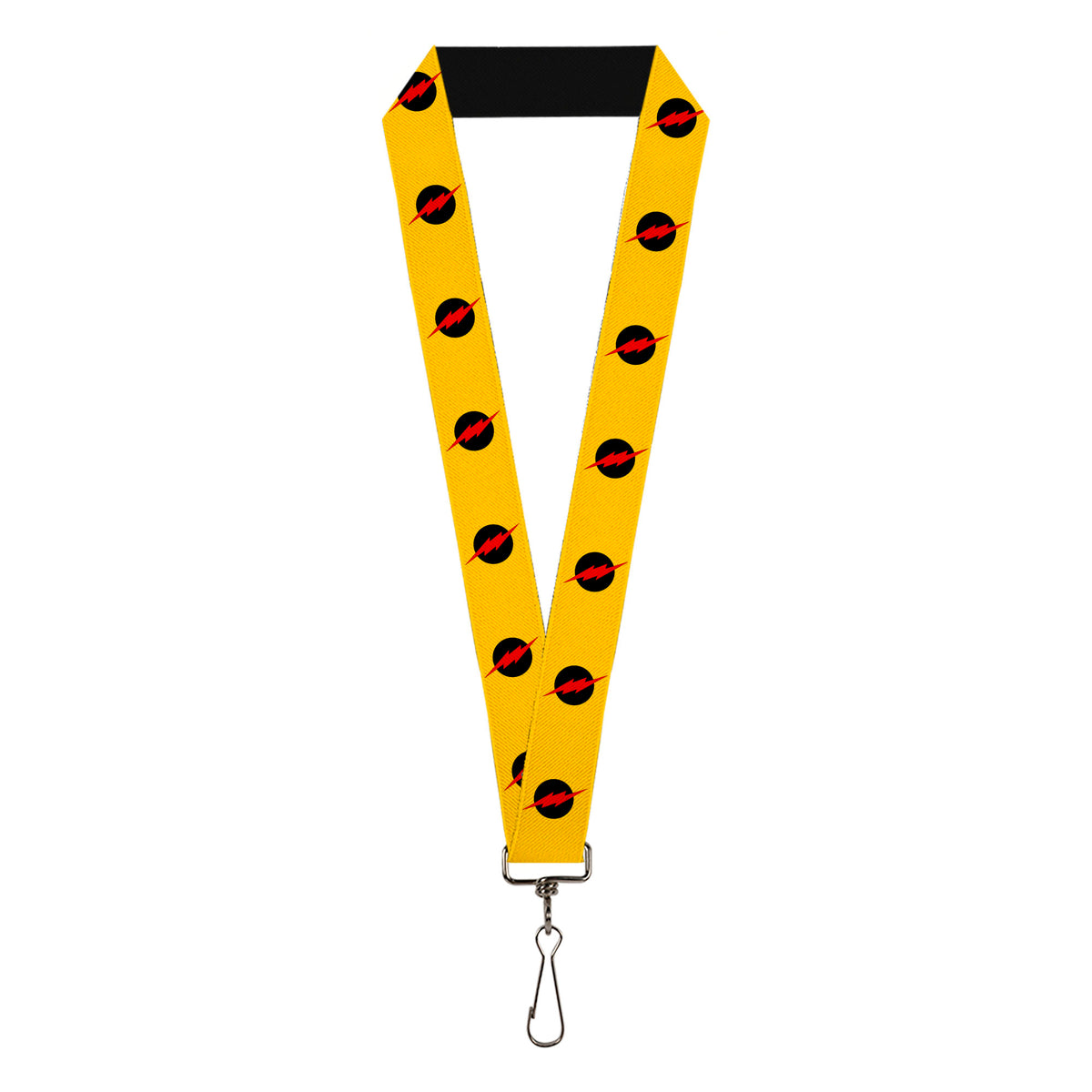 Lanyard - 1.0" - Reverse Flash Logo Golden Yellow Black Red Lanyards DC Comics
