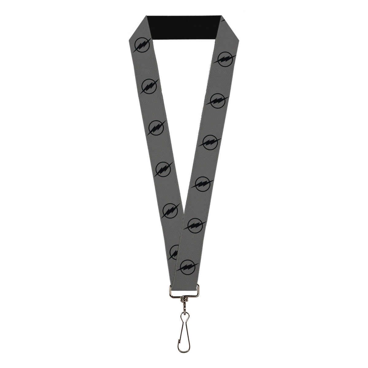 Lanyard - 1.0" - Reverse Flash Logo Gray Black Lanyards DC Comics