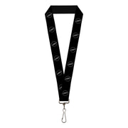 Lanyard - 1.0" - Reverse Flash Logo Black Gray Lanyards DC Comics