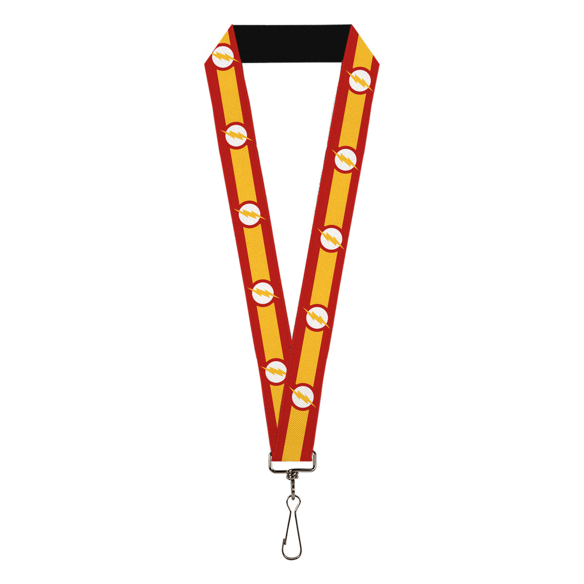 Lanyard - 1.0" - The Flash Logo7 Stripe Red White Yellow Lanyards DC Comics