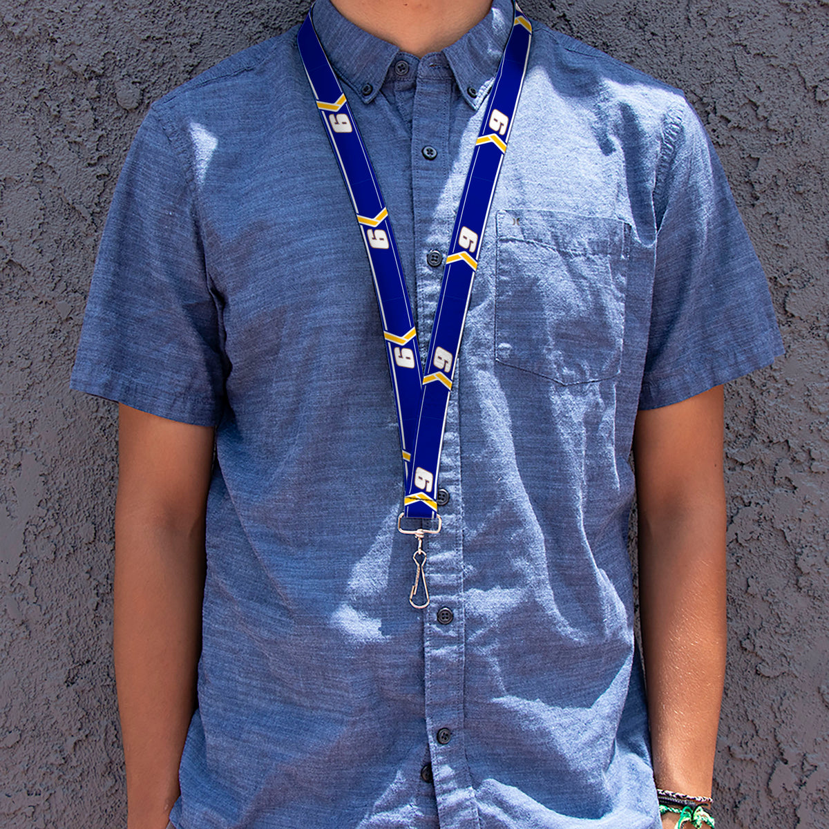 Lanyard - 1.0" - Chase Elliott #9 Car Scheme Blue/Yellow/White Lanyards Hendrick Motorsports