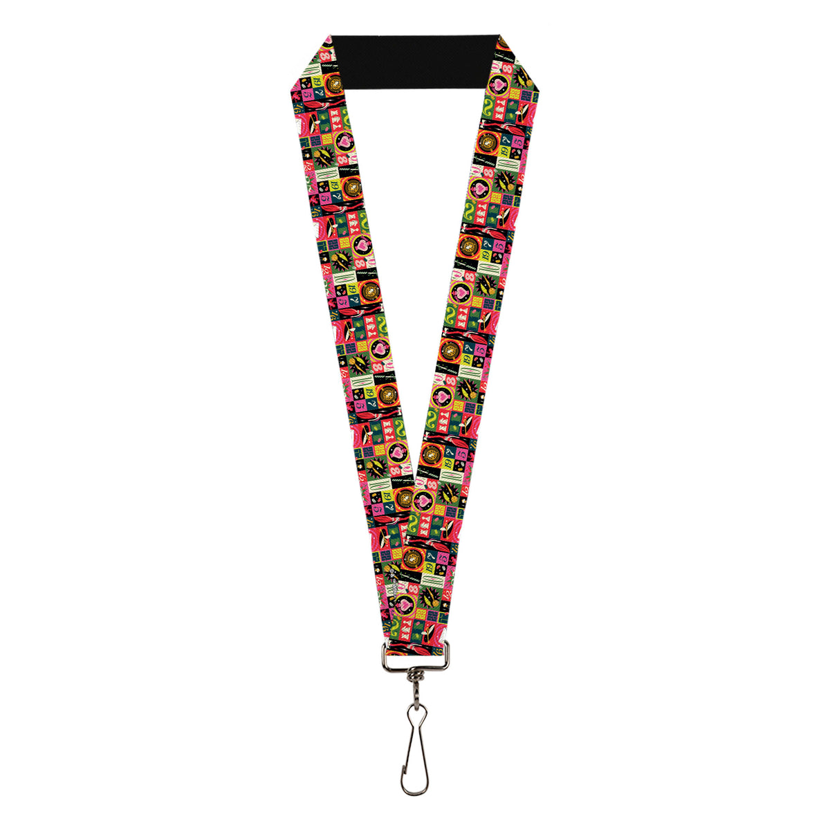 Lanyard - 1.0" - Harry Potter Deck the Holidays Christmas Collage Multi Color Lanyards Harry Potter