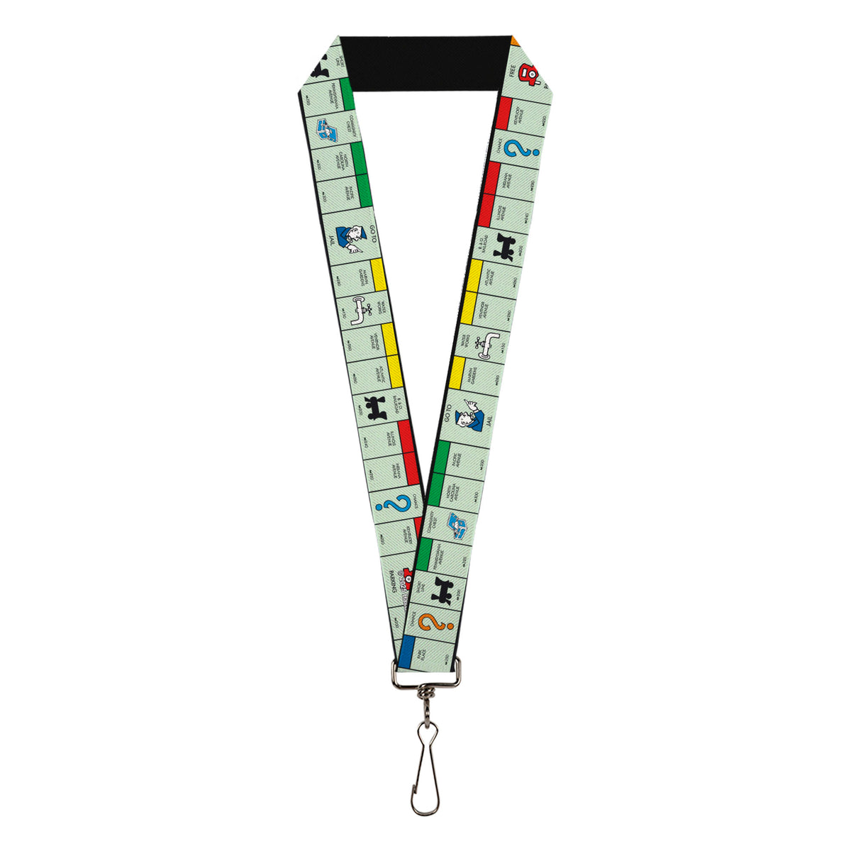 Lanyard - 1.0" - Monopoly Game Board Space Blocks Lanyards Monopoly