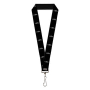 Lanyard - 1.0" - Plymouth GTX Emblem Black White Lanyards Dodge