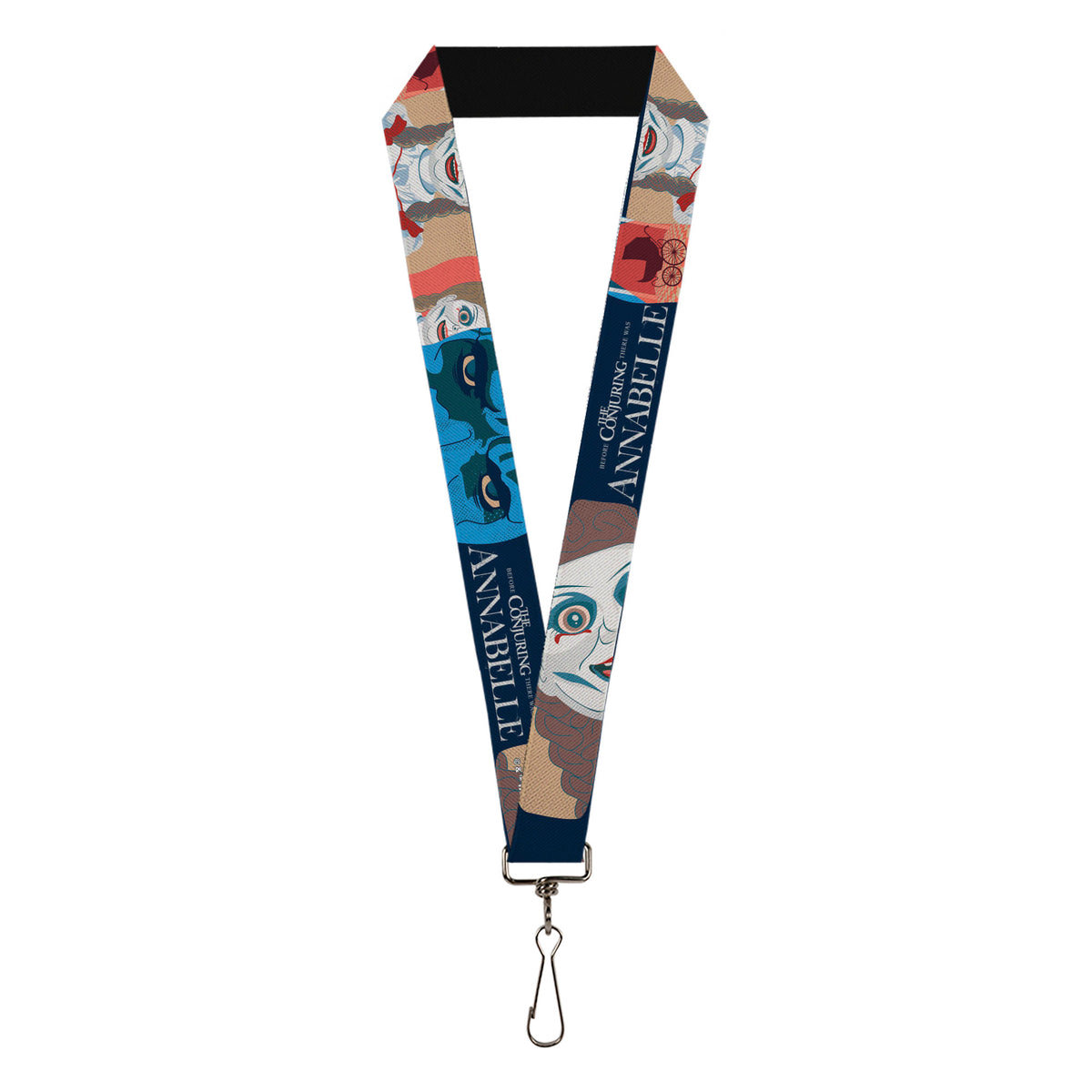Lanyard - 1.0" - ANNABELLE Pop Art Scenes and Title Logo Multi Color Lanyards Annabelle