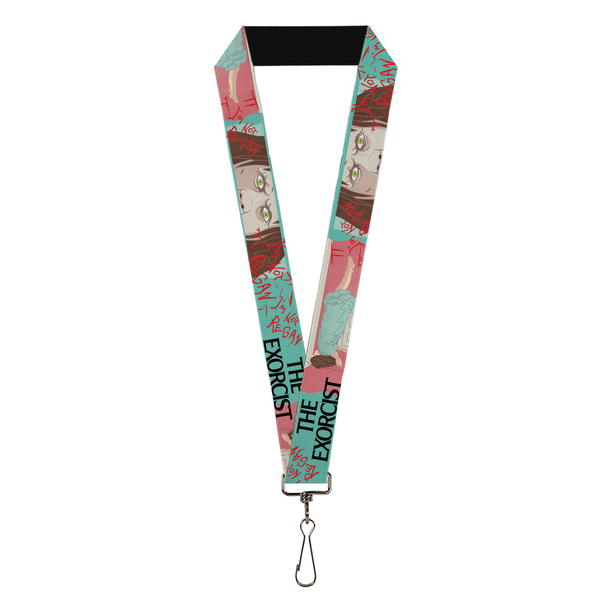 Lanyard - 1.0" - THE EXORCIST I'M NOT REGAN Elevation Pose and Face Pop Art Lanyards The Exorcist