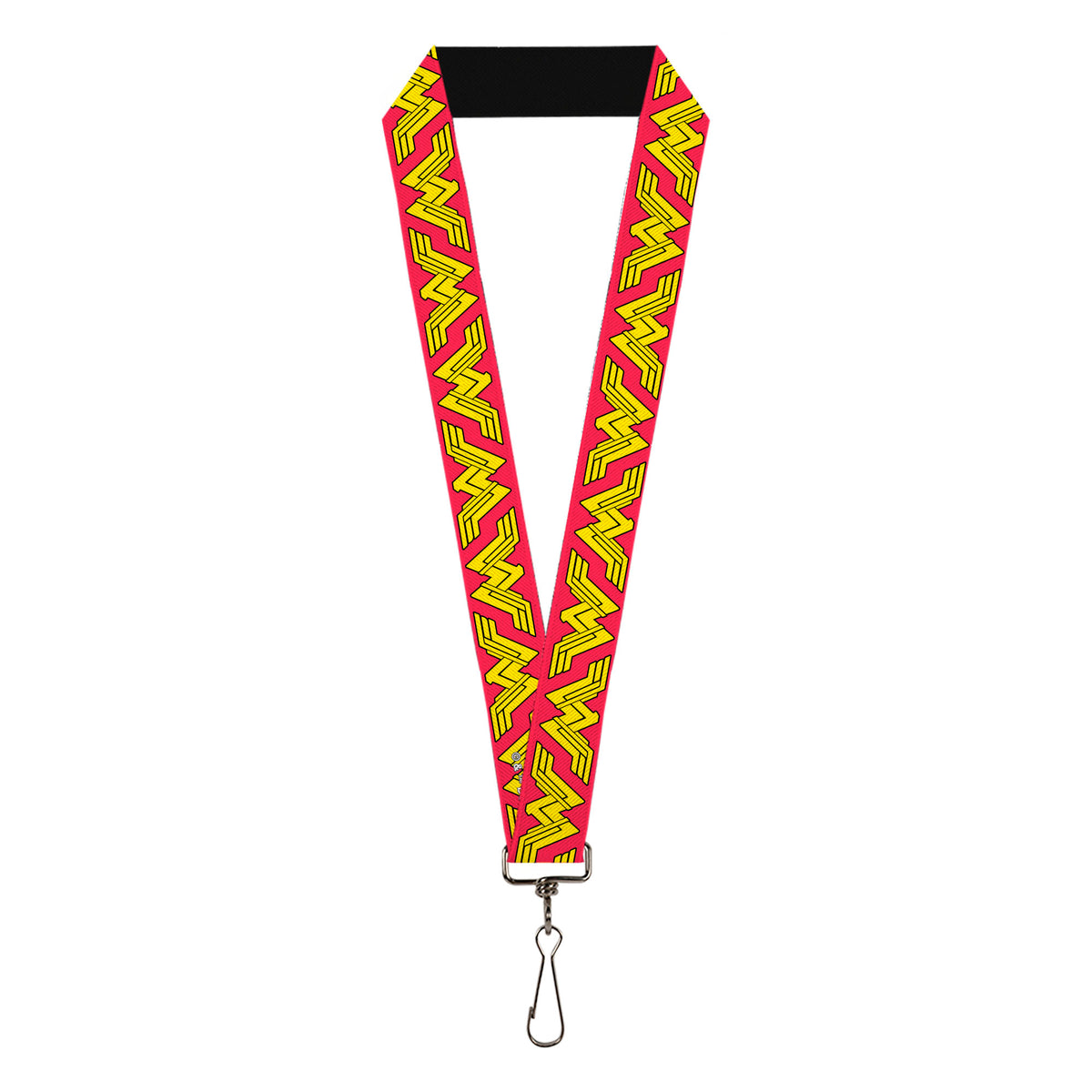 Lanyard - 1.0" - Wonder Woman New Icon Flip Red/Black/Yellow Lanyards DC Comics