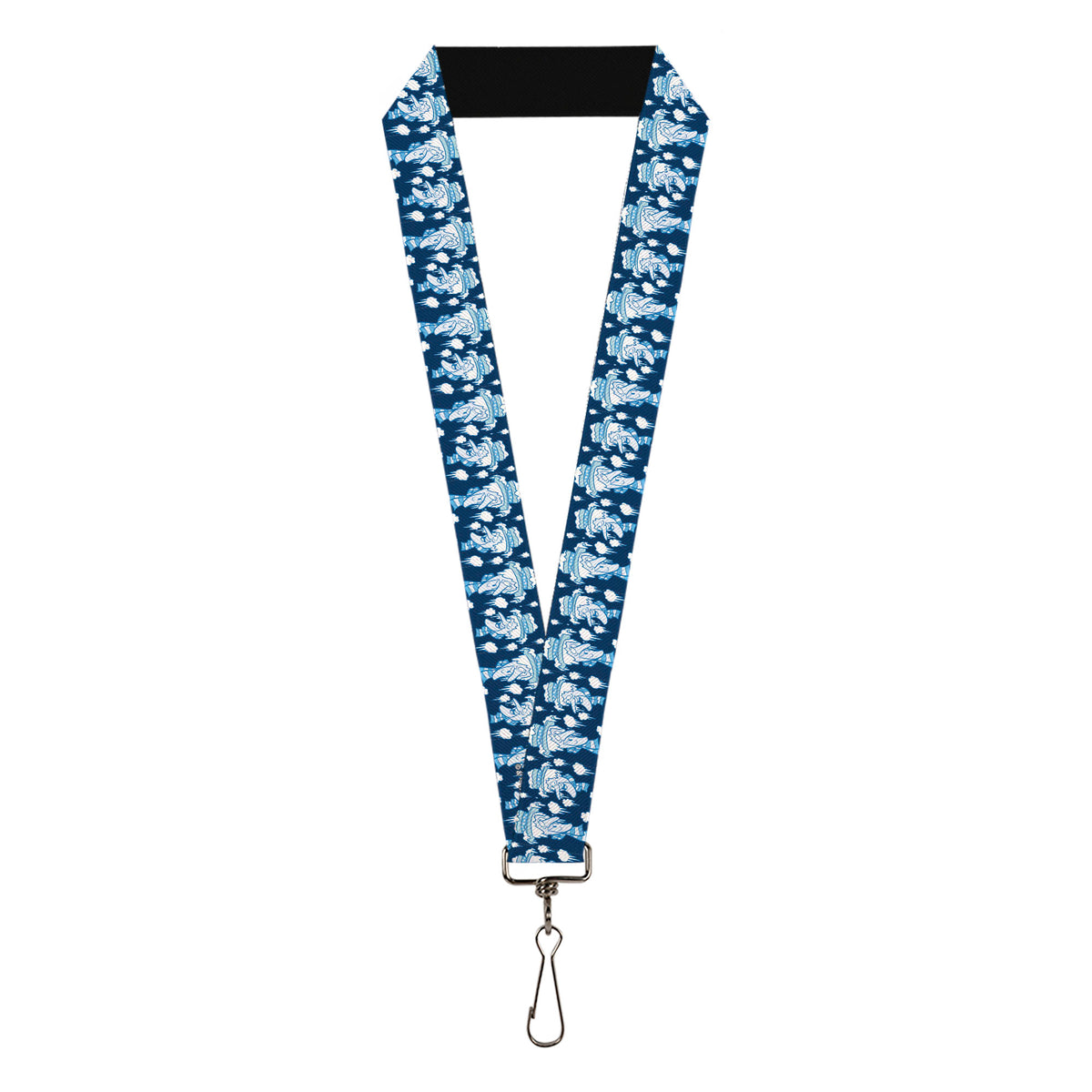 Lanyard - 1.0" - The Year Without a Santa Claus Snow Miser Face Collage Blues Lanyards The Year Without A Santa Claus