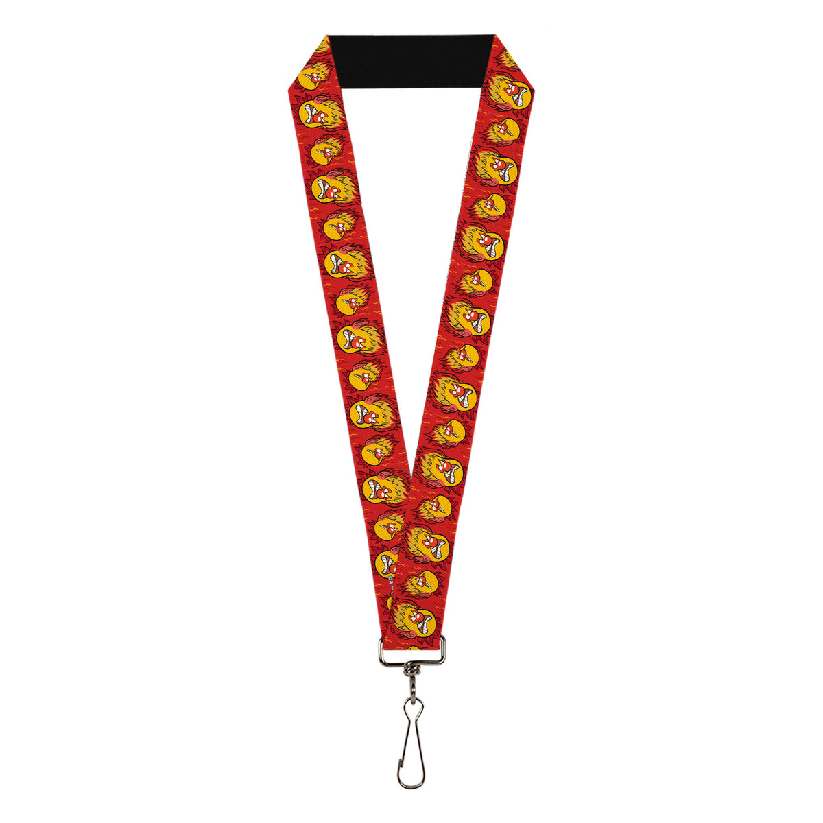 Lanyard - 1.0" - The Year Without a Santa Claus Heat Miser Face Collage Reds Lanyards The Year Without A Santa Claus