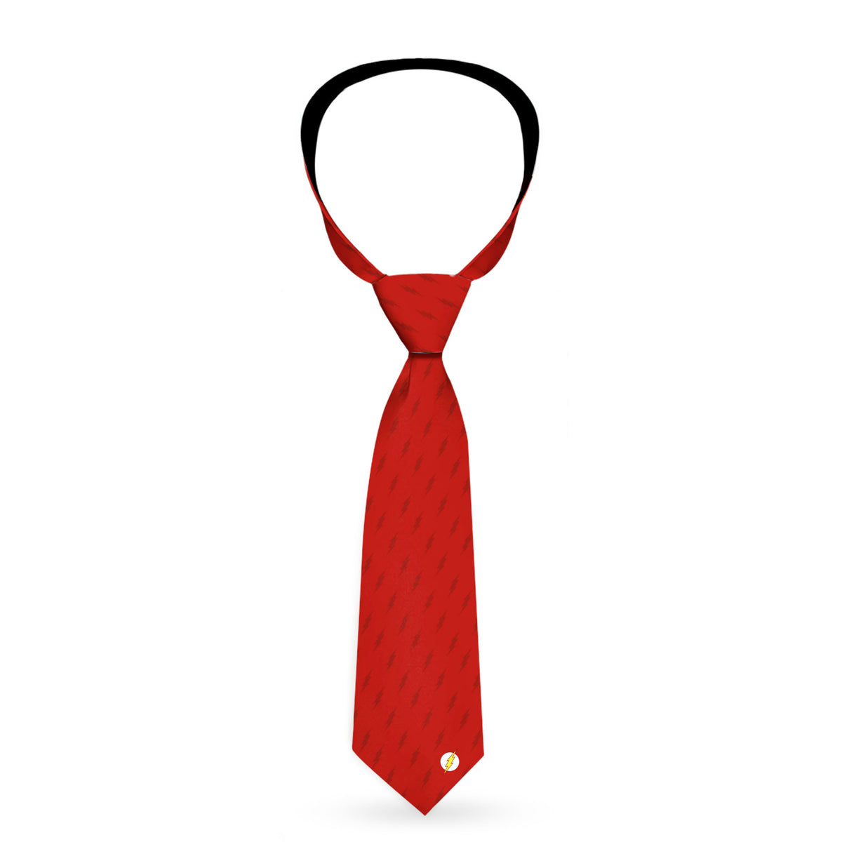 Necktie Standard - The Flash Lightning Icon Monogram Reds Neckties DC Comics