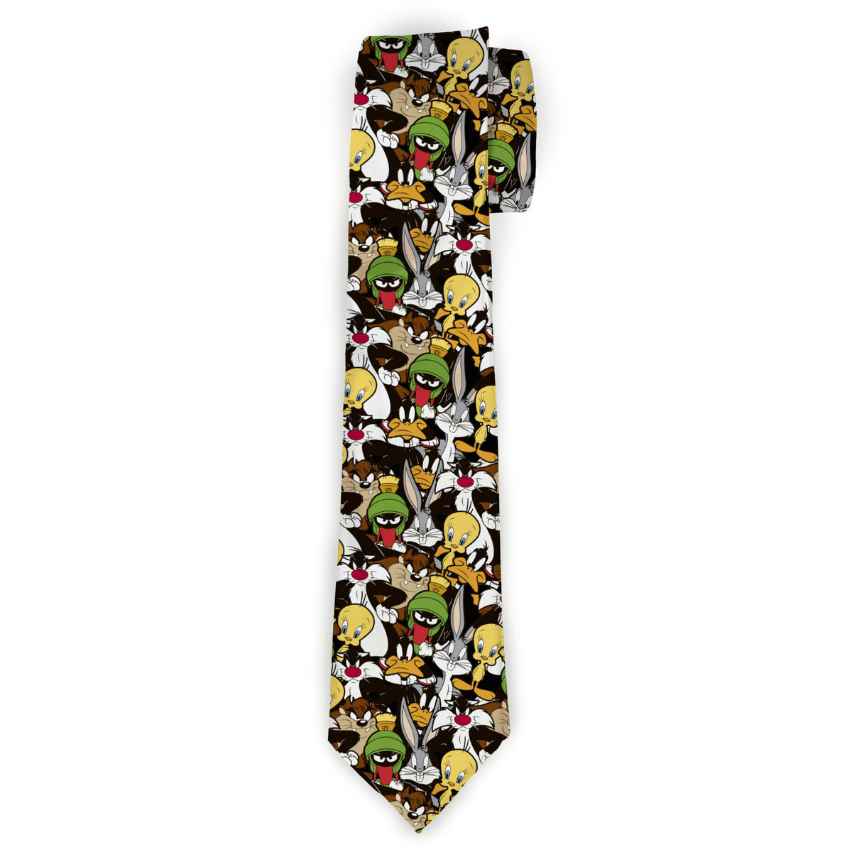 Necktie Standard - Looney Tunes 6-Character Stacked Collage Neckties Looney Tunes
