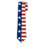 Buckle-Down Necktie - Americana Stars & Stripes2 Blue/White/Red/White Neckties Buckle-Down