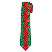 Buckle-Down Necktie - Holiday Trim Stripe Green/Red Neckties Buckle-Down