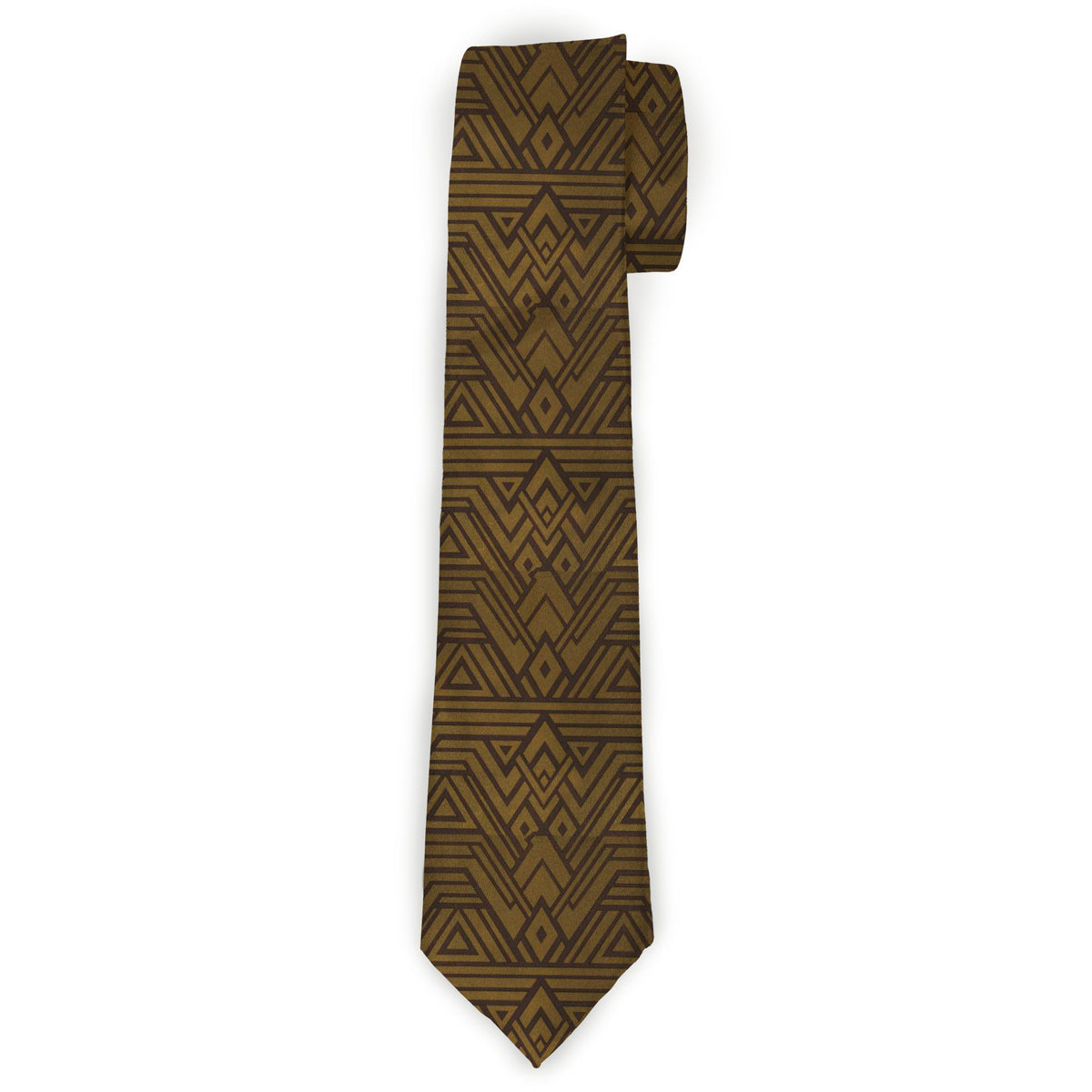 Necktie Standard - Wonder Woman 2017 Icon Repeat Brown/Gold Neckties DC Comics