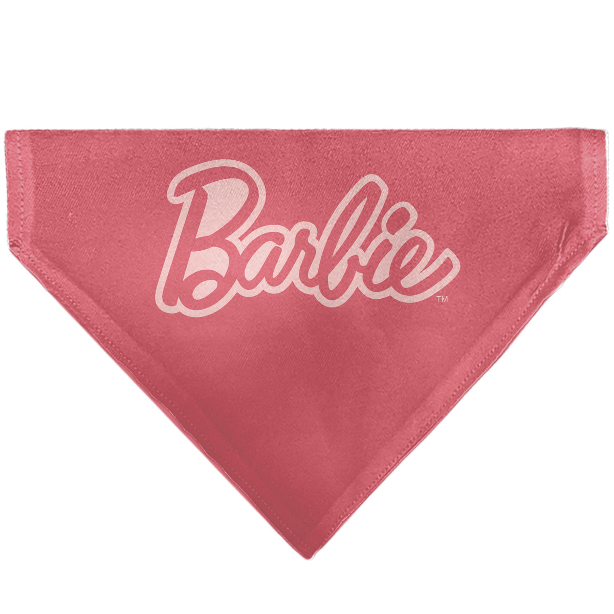 Pet Bandana - Malibu Beach BARBIE Script and Icons Collage Pinks Pet Bandanas Barbie