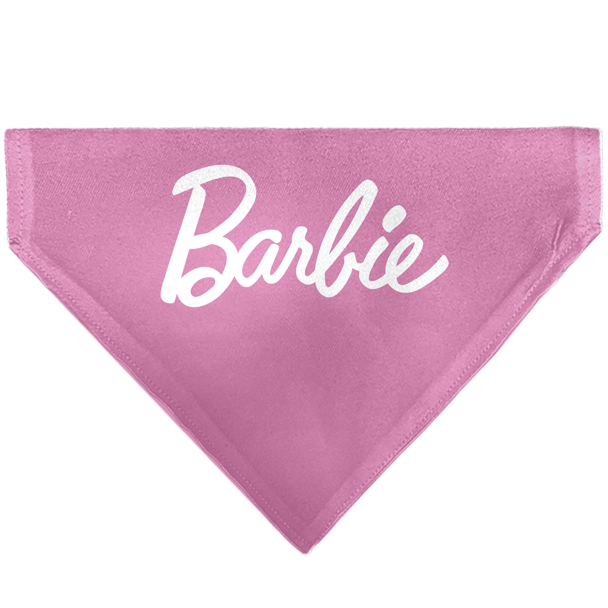 Pet Bandana - BARBIE Script and B Icon Collage Pinks/White Pet Bandanas Barbie