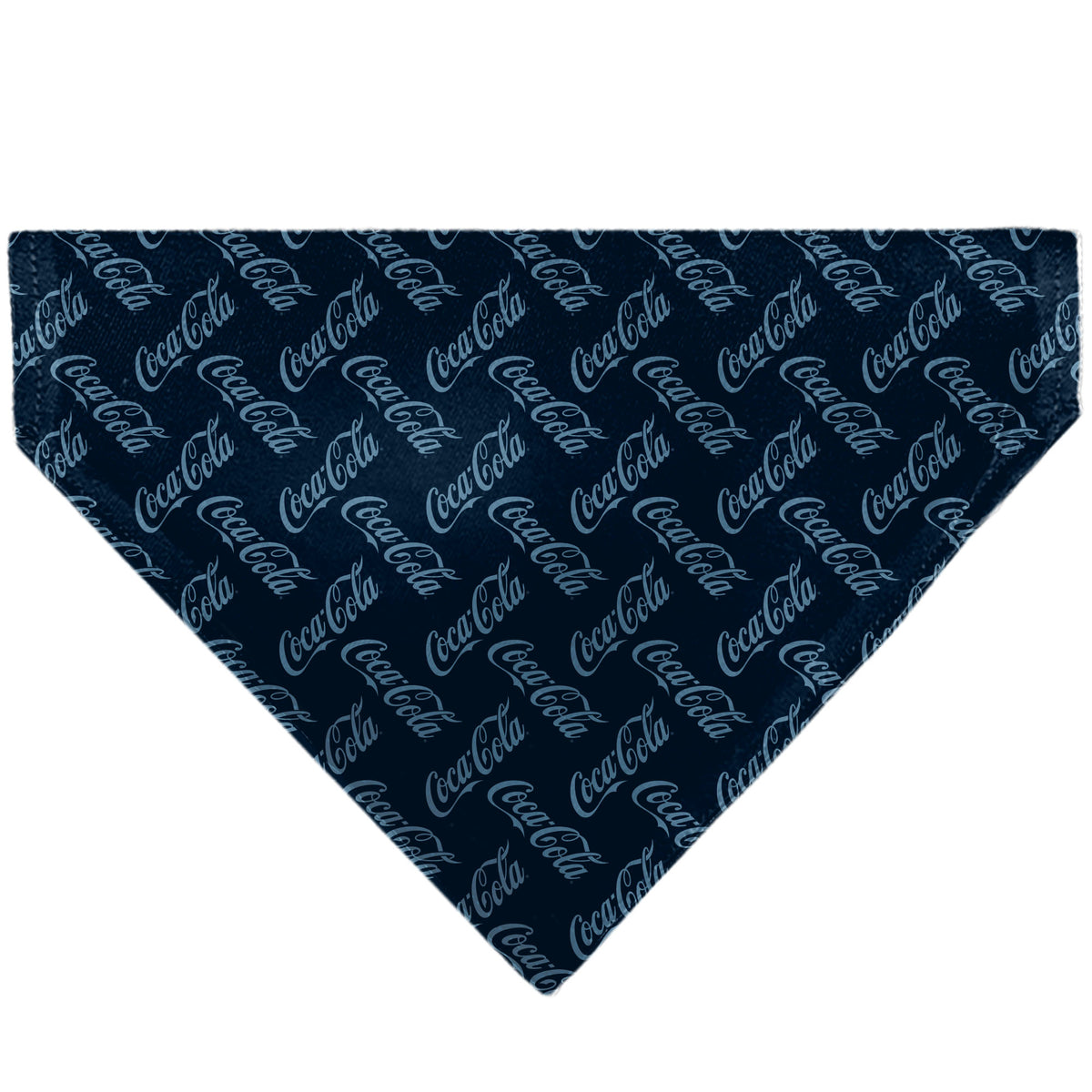 Pet Bandana - COCA-COLA Script Collage Navy/Light Blue Pet Bandanas Coca-Cola