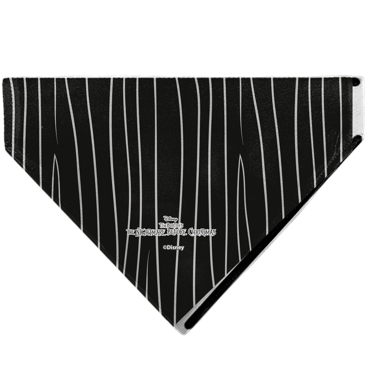 Pet Bandana - The Nightmare Before Christmas Jack Bat Tie and Suit Stripe Black/White Pet Bandanas Disney